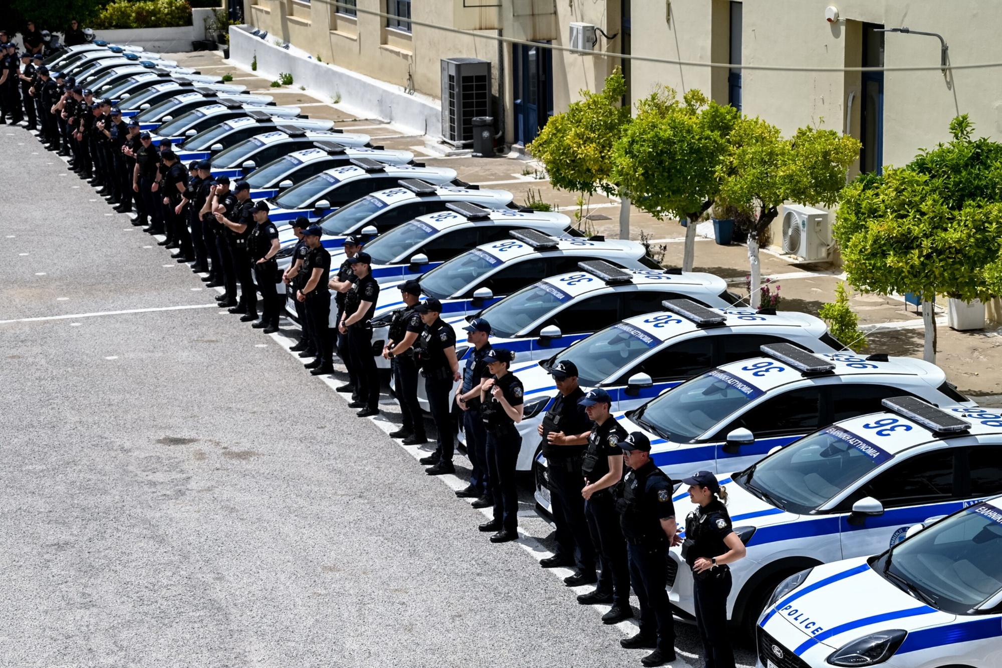 Νέα περιπολικά και μοτοσικλέτες για την ΕΛ.ΑΣ. από δωρεά του Ομίλου ΔΕΗ 